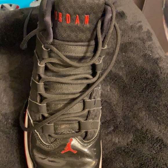 Black,Red, and White Youth Jordan’s - Picture 5 of 5